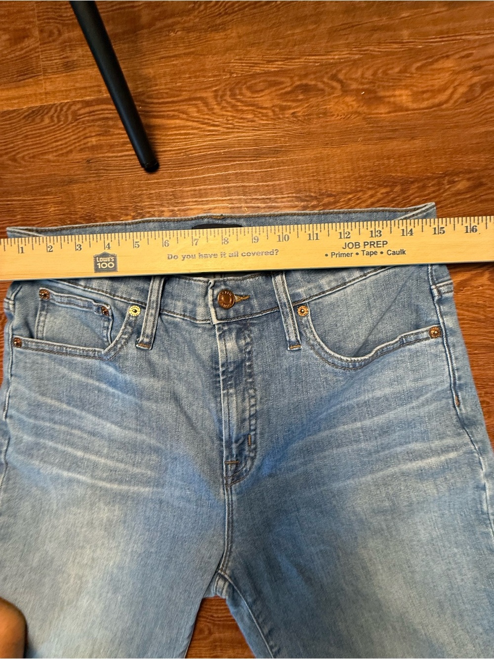 J.Crew 9” High-Rise Toothpick Skinny Jeans Women’s Size 30 Light Wash Stretch De - Picture 4 of 12